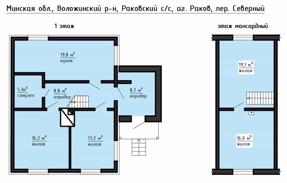 Беларусь, Минская область, Воложинский район, агрогородок Раков, Северный переулок, 4, фото 12