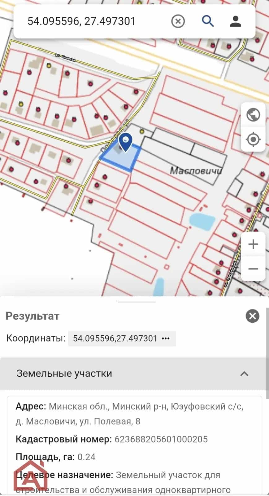 Беларусь, Минский район, Юзуфовский сельсовет, деревня Масловичи, Полевая улица, 8, фото 49