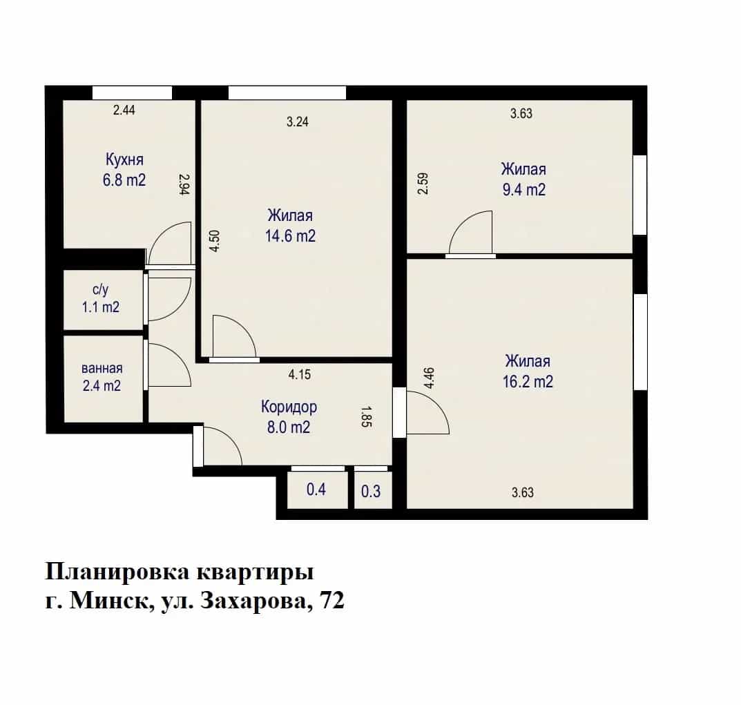 Беларусь, Минск, улица Захарова, 72, фото 25