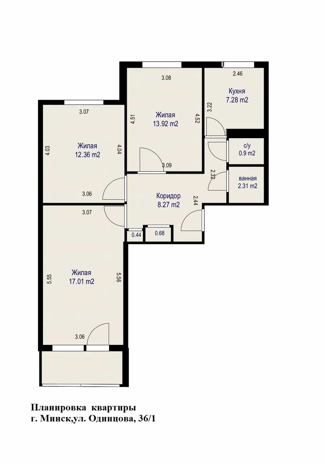 Беларусь, Минск, улица Одинцова, 36Нк12, фото 21