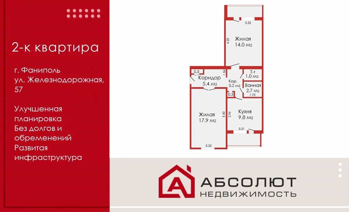 Беларусь, Минская область, Дзержинский район, Фаниполь, Железнодорожная улица, 57