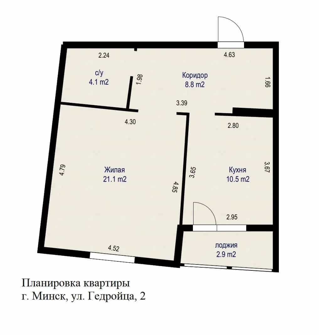 Беларусь, Минск, улица Ежи Гедройца, 2, фото 48