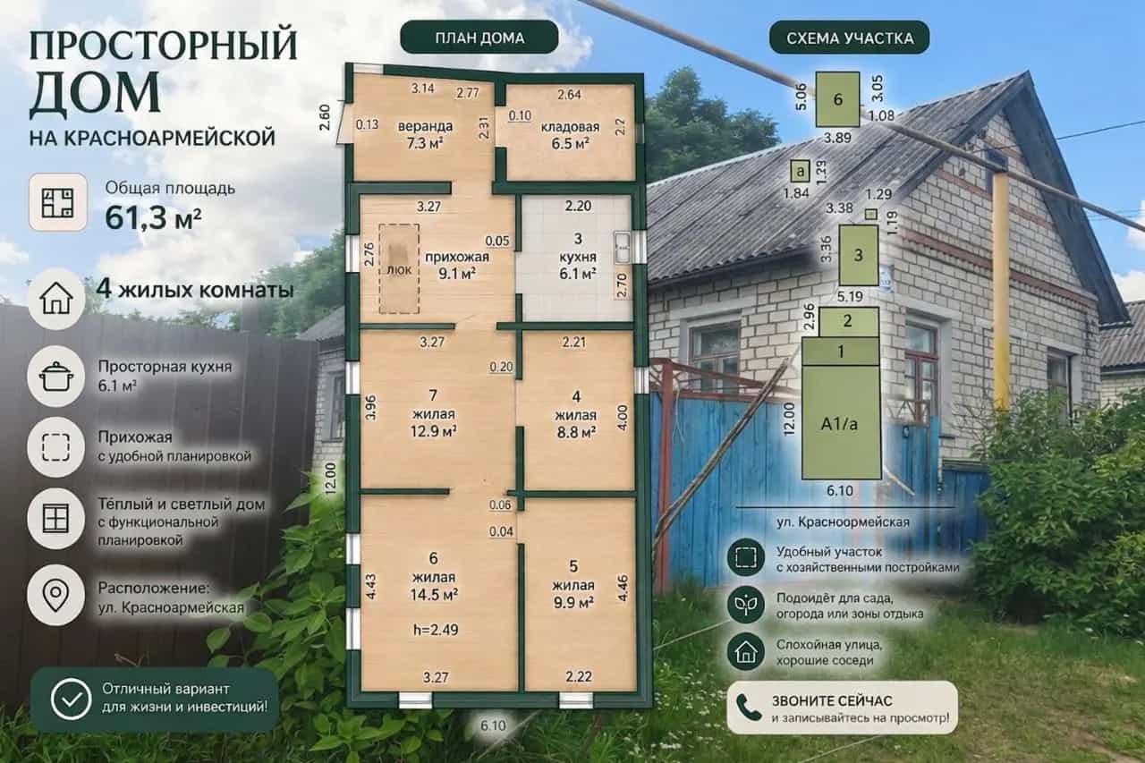Беларусь, Минская область, Березино, Красноармейская улица, 47