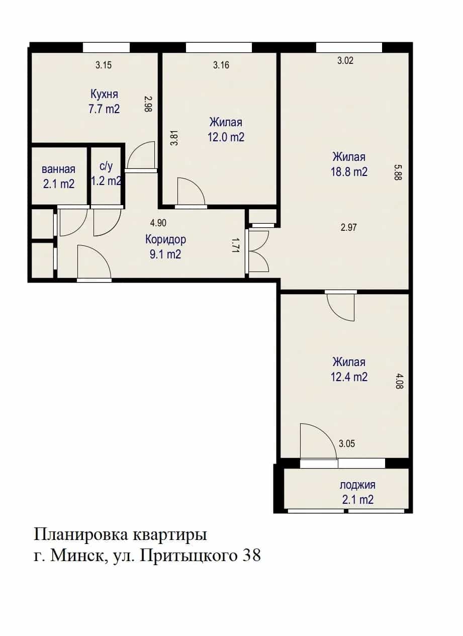 Беларусь, Минск, улица Притыцкого, 38, фото 19