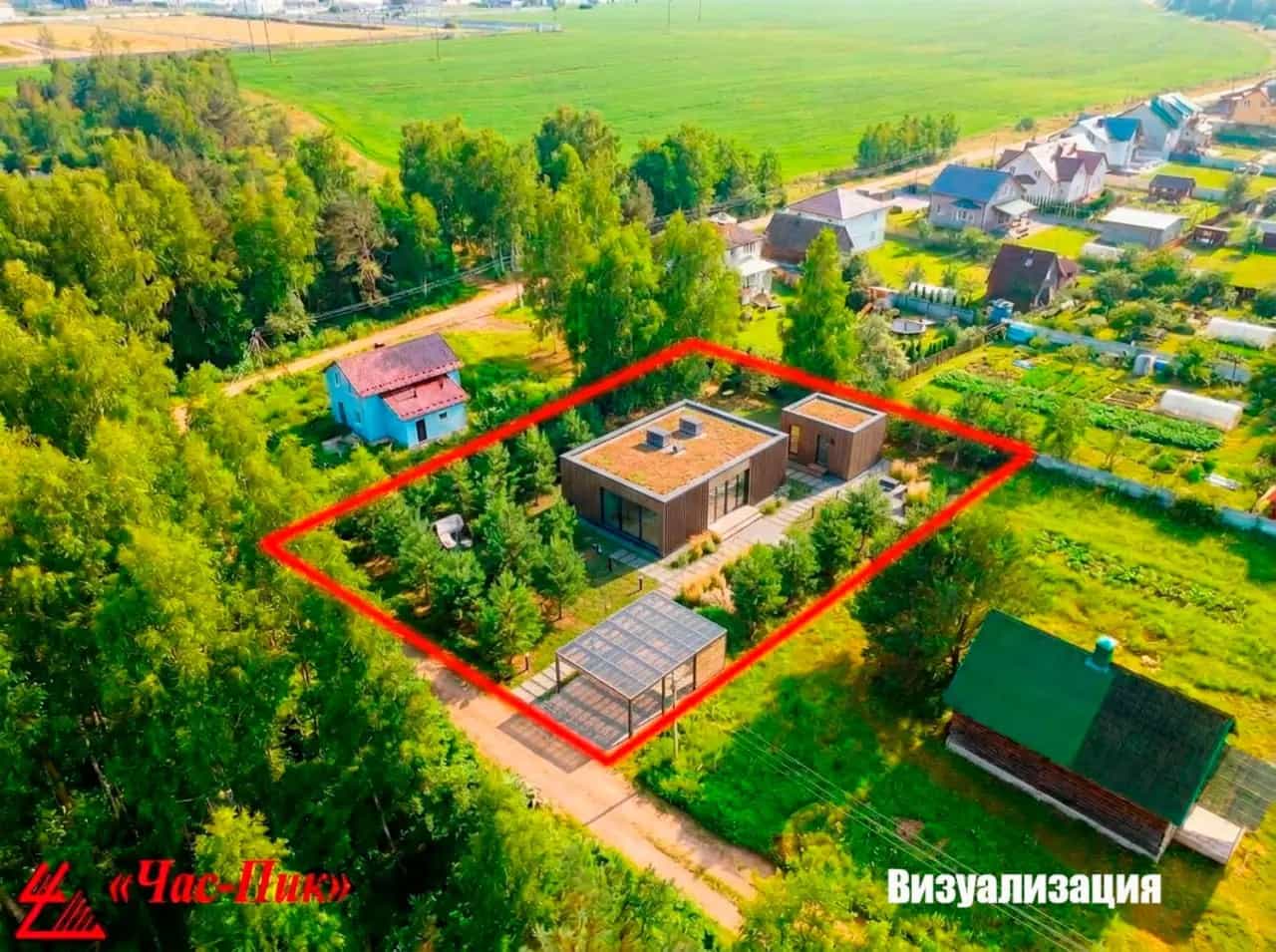 Беларусь, Минский район, Луговослободской сельсовет, деревня Обчак, Широкая улица, 2А