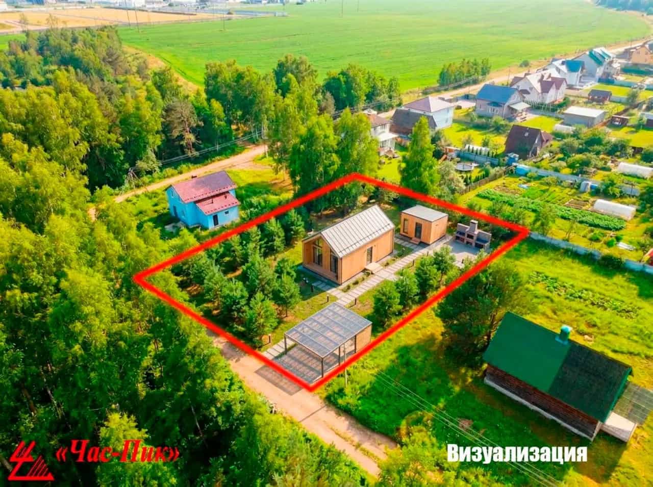Беларусь, Минский район, Луговослободской сельсовет, деревня Обчак, Широкая улица, 2А, фото 2