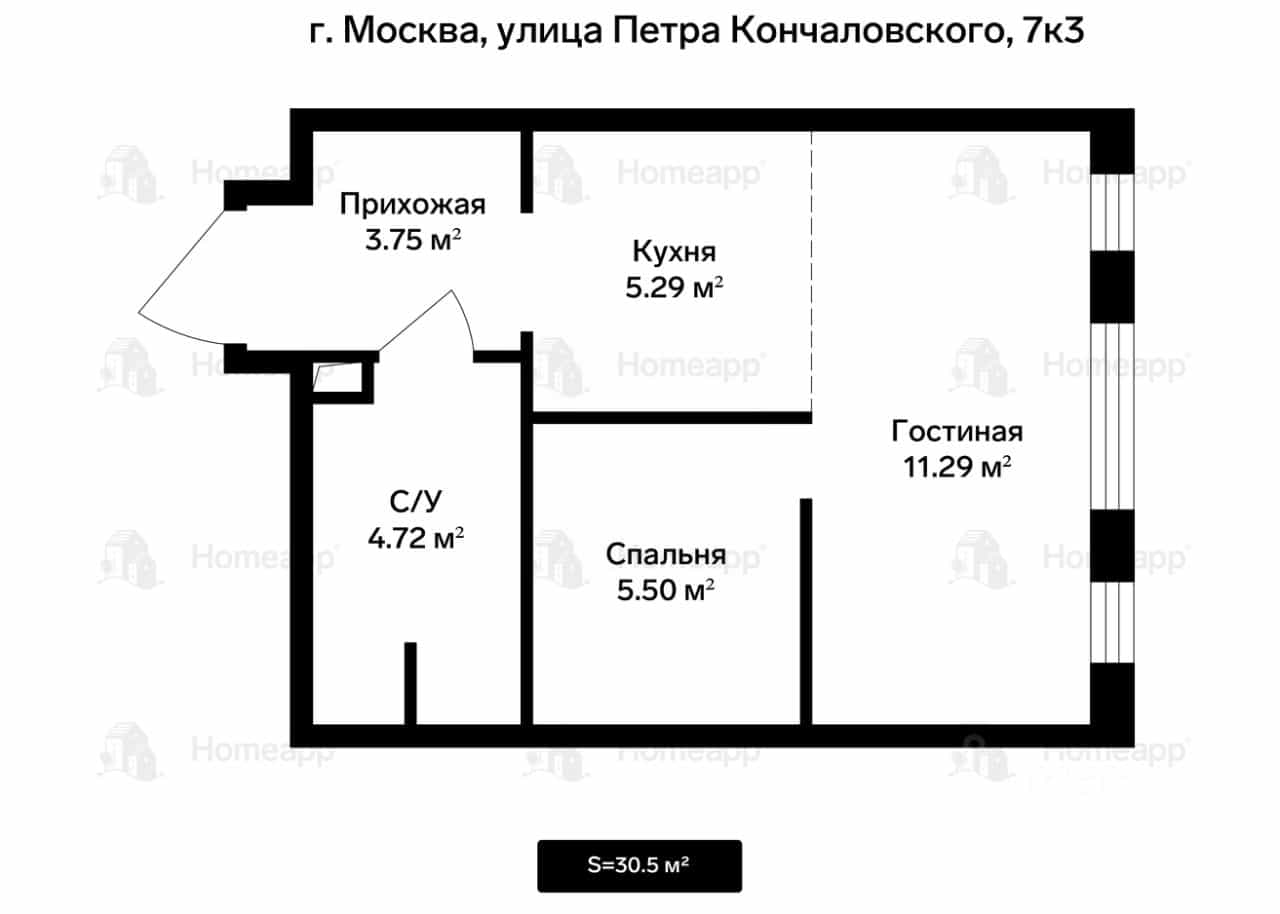 Россия, Москва, улица Петра Кончаловского, 7к3, фото 2