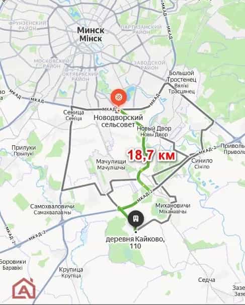 Беларусь, Минский район, Михановичский сельсовет, деревня Кайково, Центральная улица, 83М, фото 2