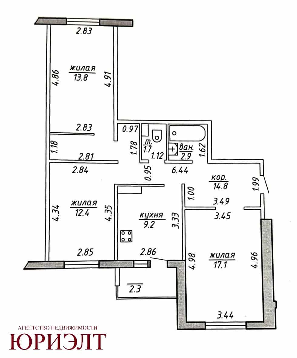 Беларусь, Витебская область, Новополоцк, Молодёжная улица, 186к2, фото 22