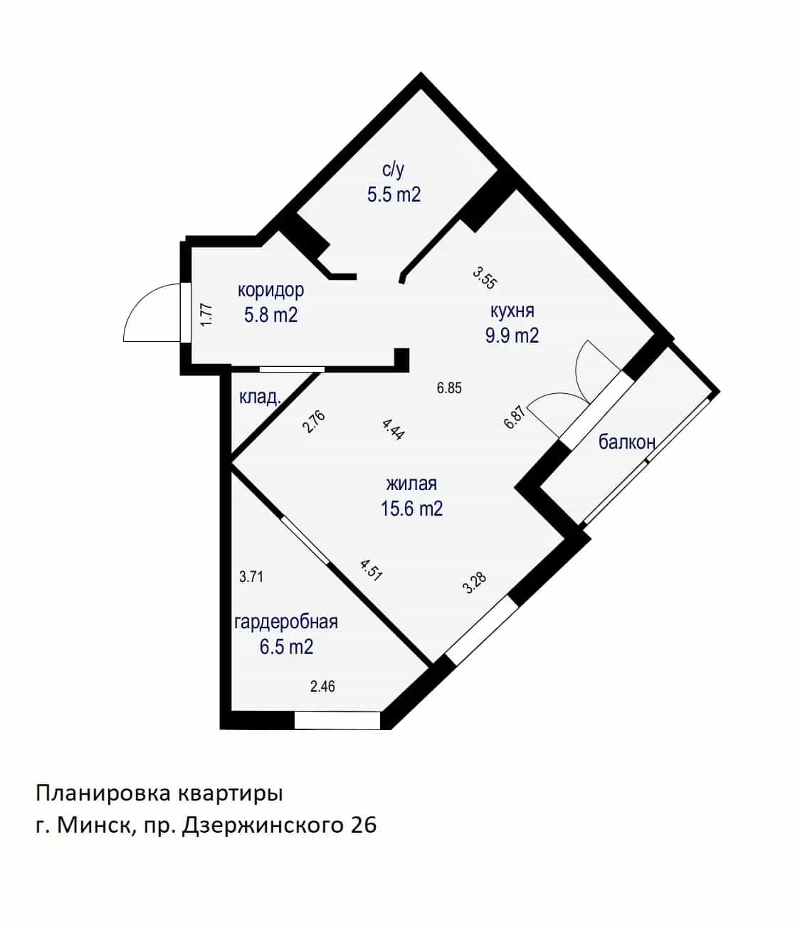 Беларусь, Минск, проспект Дзержинского, 26Нк1, фото 6