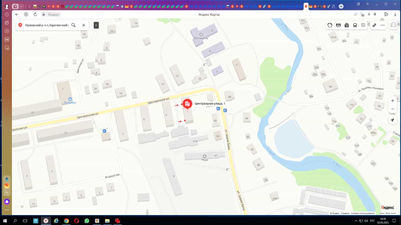 Россия, Орловский муниципальный округ, посёлок Зареченский (Образцовское сельское поселение), Центральная улица, 1, фото 10