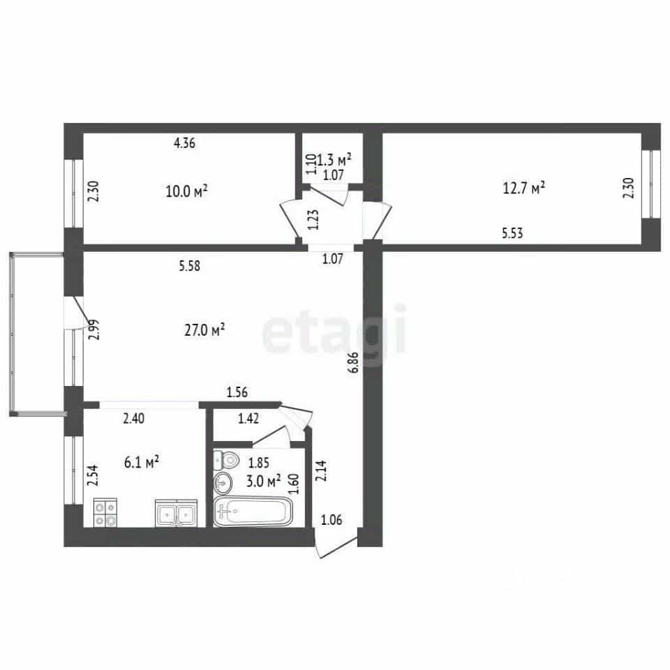 Россия, Кострома, улица Терешковой, 43