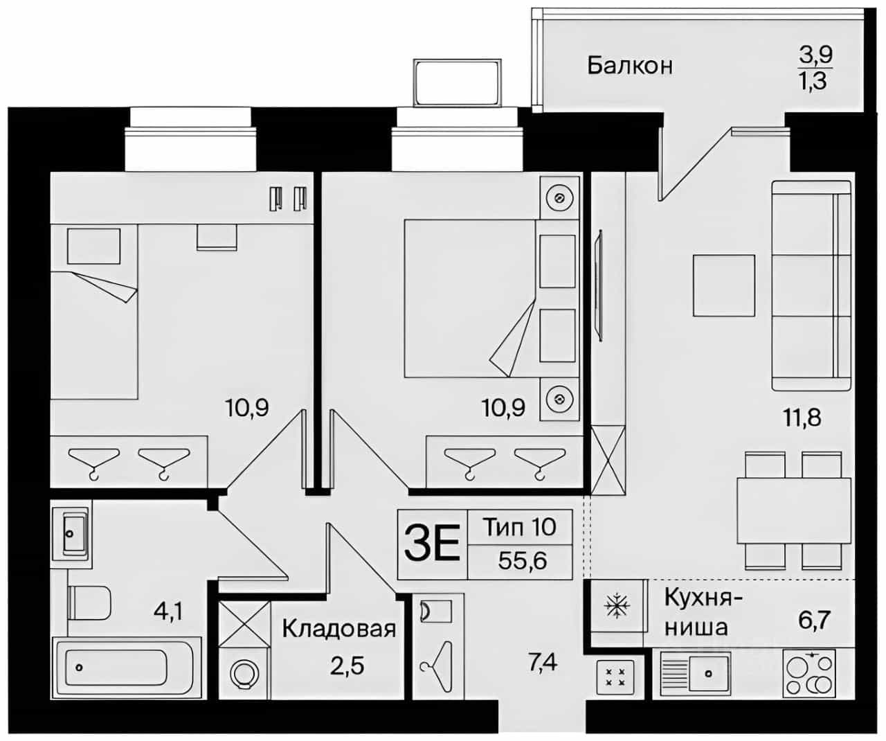 Россия, Республика Коми, Сыктывкар, Тентюковская улица, 320к4, фото 2