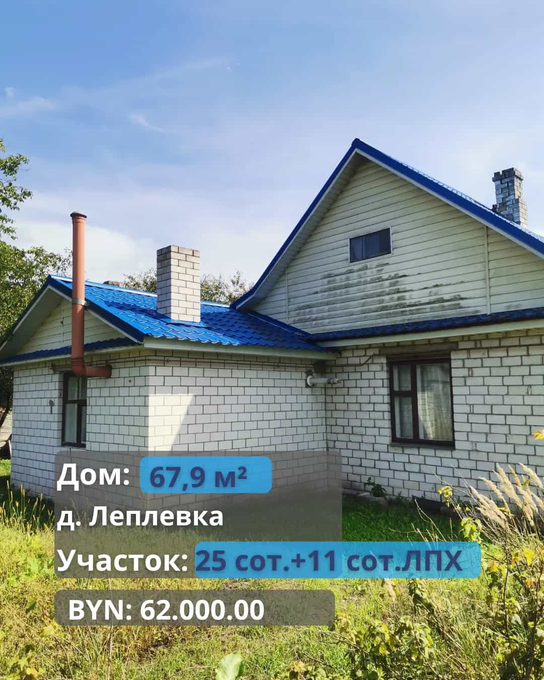 Беларусь, Брестский район, Домачевский сельсовет, деревня Леплёвка, Широкая улица, 50