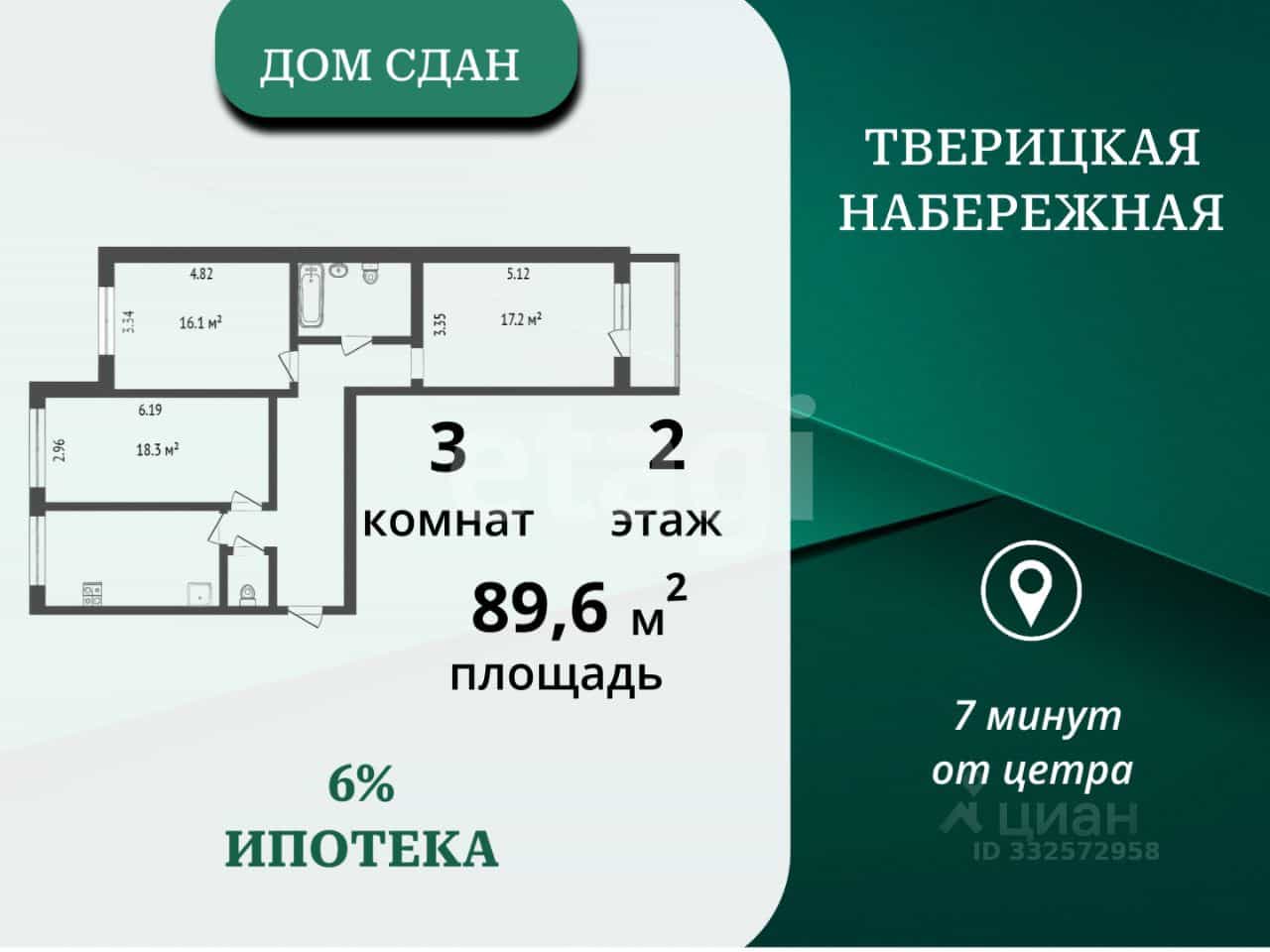 Россия, Ярославль, Тверицкая набережная, 58Ак2