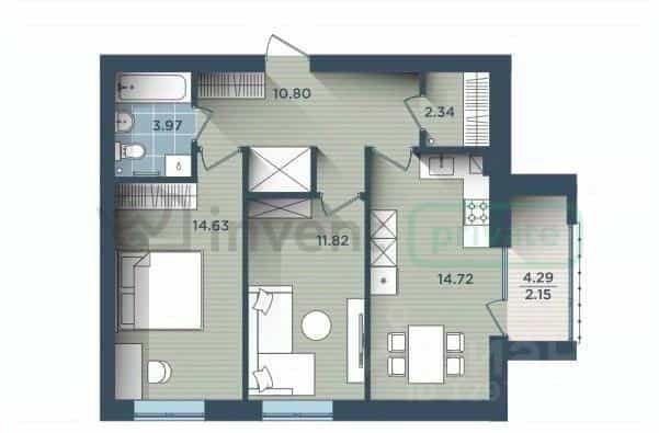 Россия, Калининград, улица Сержанта Мишина, 81к3, фото 2