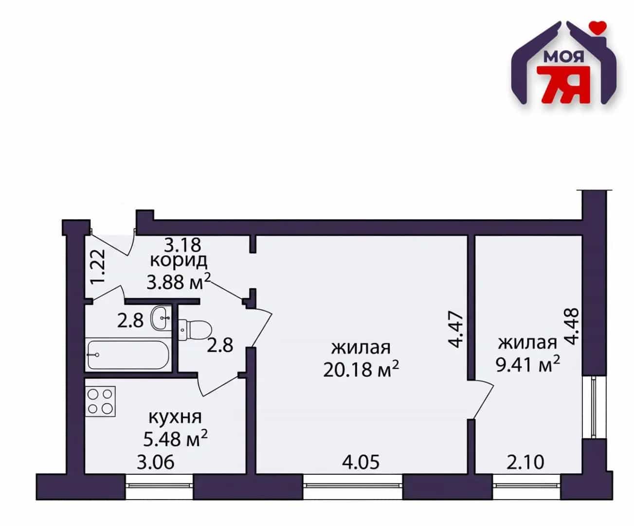 Беларусь, Минск, улица Калиновского, 51А, фото 2