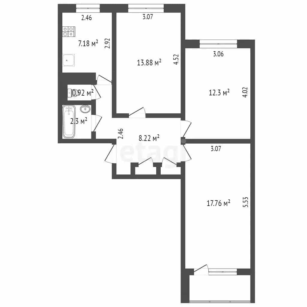 Беларусь, Минск, улица Одинцова, 36Нк12, фото 6