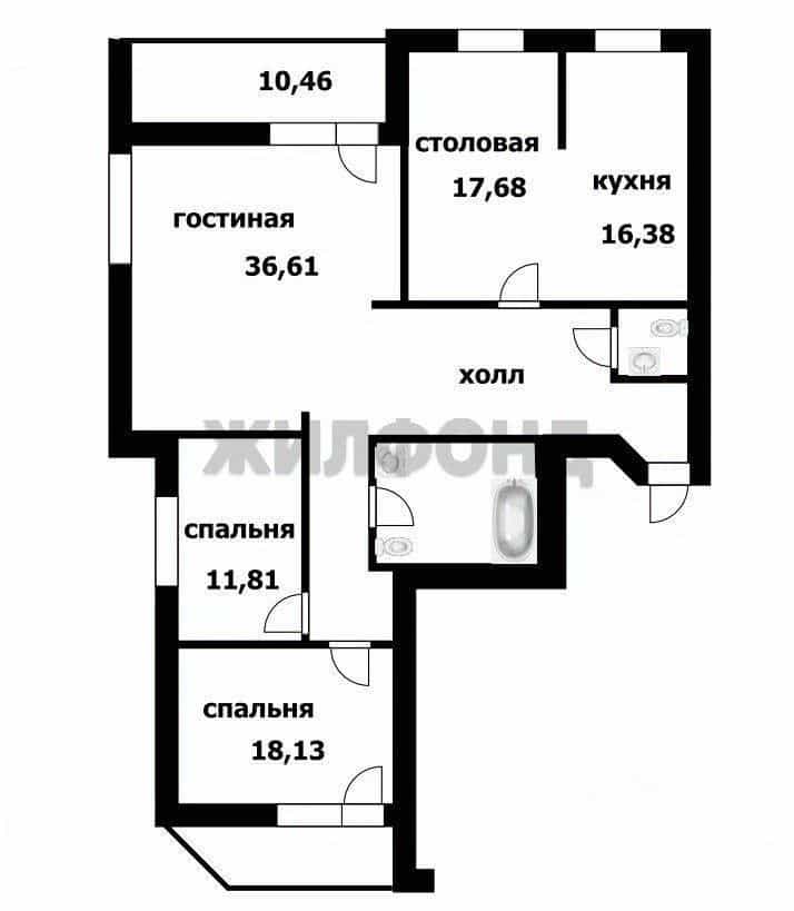 Россия, Новосибирск, улица Дуси Ковальчук, 252/1, фото 23