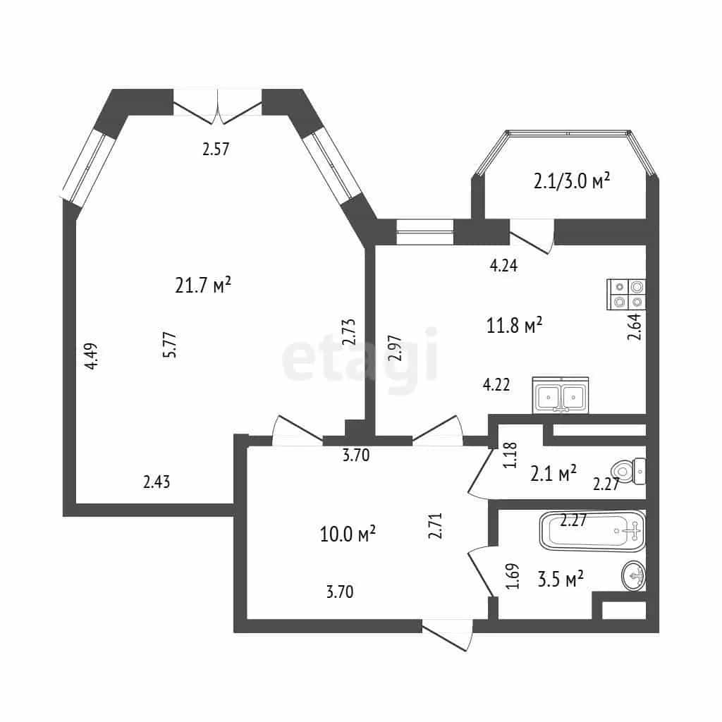 Беларусь, Минск, улица Виктора Турова, 3, фото 3