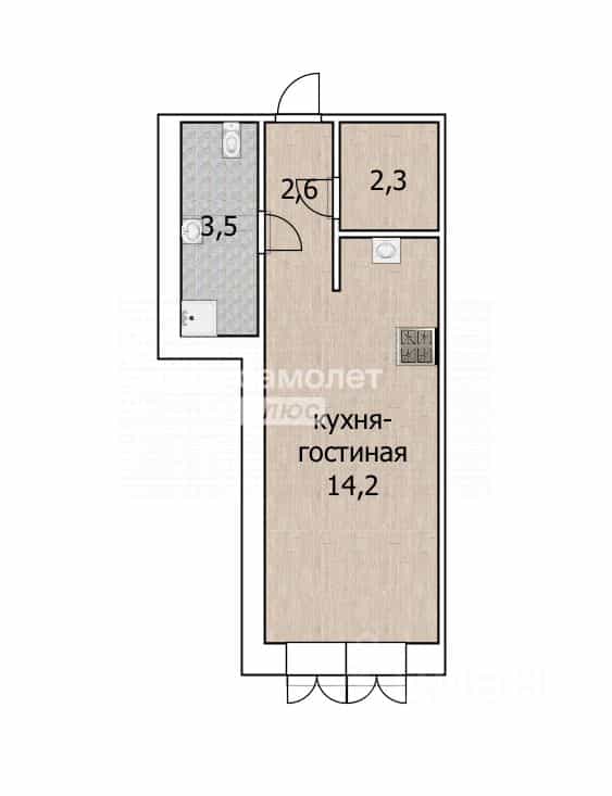 Россия, Республика Башкортостан, Уфа, жилой район Зелёная Роща, ЖК Урбаника, лит2, фото 2