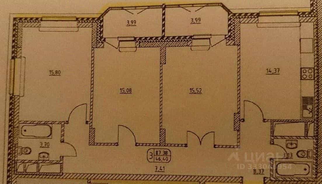 Россия, Московская область, Подольск, микрорайон Климовск, Больничный проезд, 2к2, фото 35