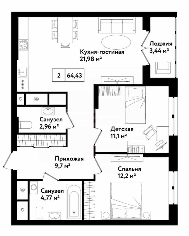 Россия, Тула, улица Седова, 26к2, фото 2