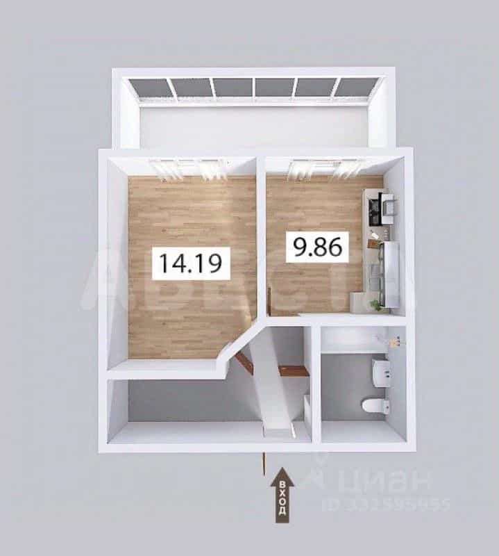 Россия, Омск, улица А.Н. Кабанова, 2, фото 18