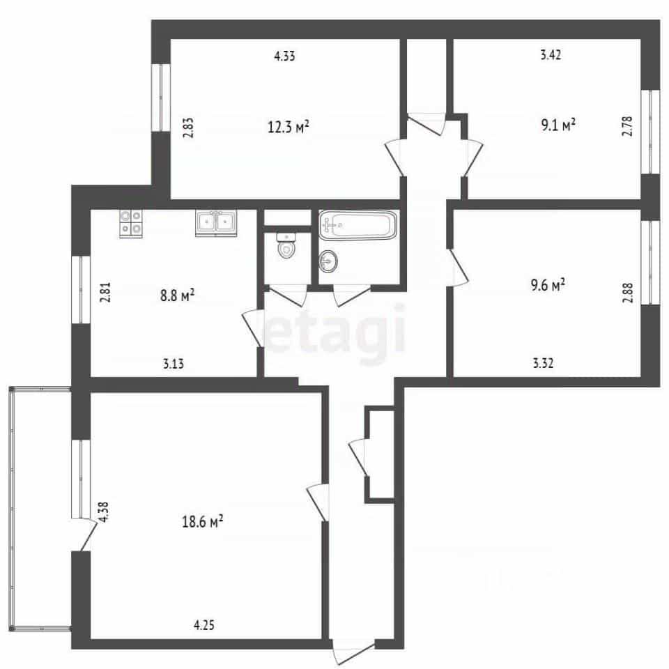 Россия, Томск, микрорайон Солнечный, улица Бирюкова, 6, фото 2