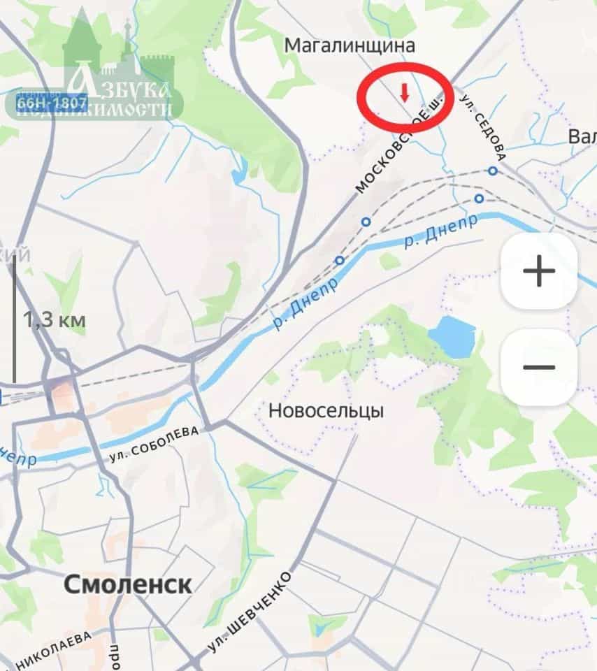 Россия, Смоленский муниципальный округ, деревня Магалинщина, Заречная улица, 13