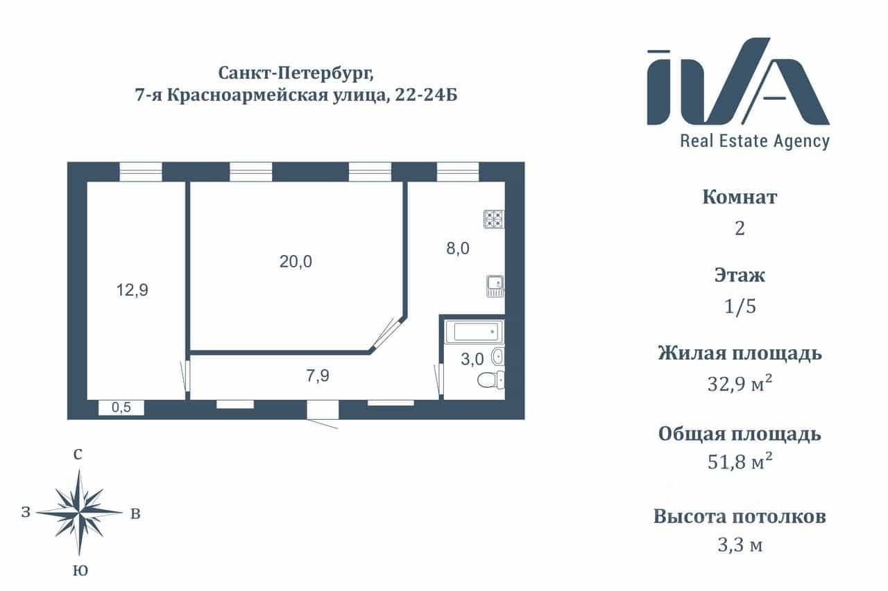 Россия, Санкт-Петербург, 7-я Красноармейская улица, 22-24Б, фото 22
