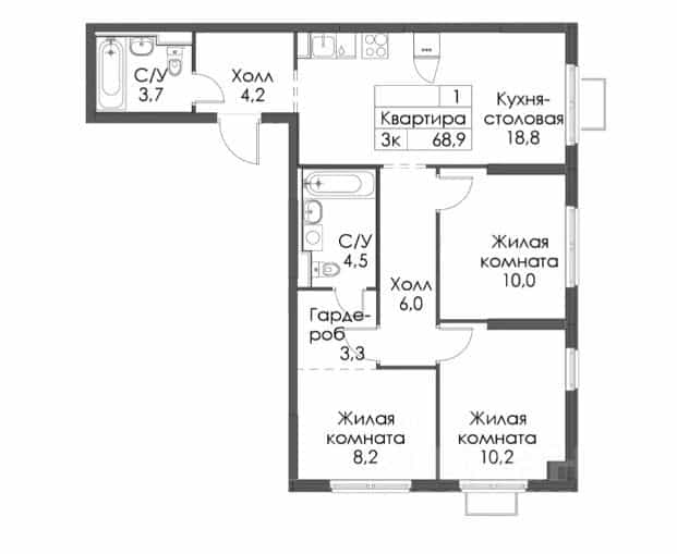 Россия, Ленинградская область, Всеволожский район, Заневское городское поселение, городской посёлок Янино-1, Голландская улица, 18к2, фото 8