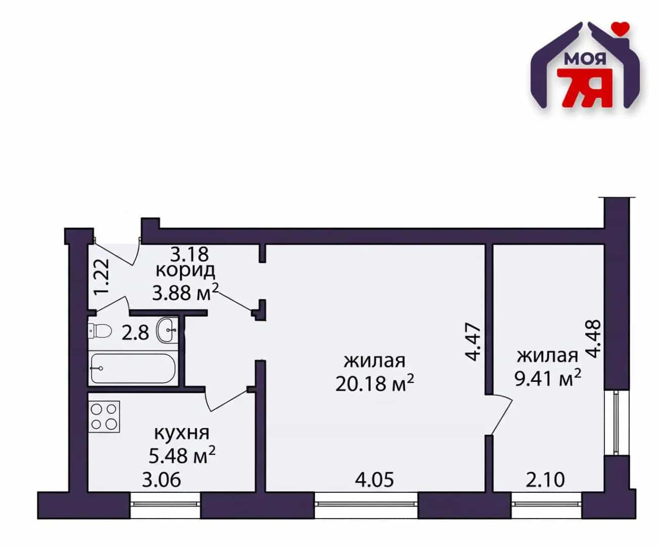 Беларусь, Минск, улица Калиновского, 51А, фото 9