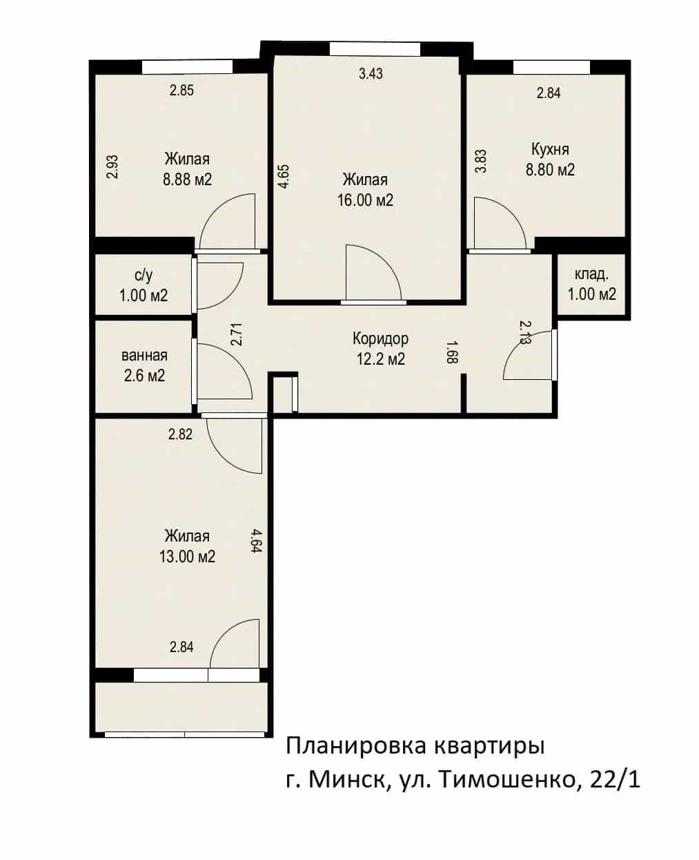 Беларусь, Минск, улица Тимошенко, 22к1, фото 29