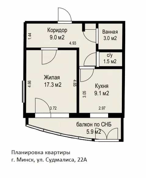 Беларусь, Минск, улица Судмалиса, 22А, фото 22