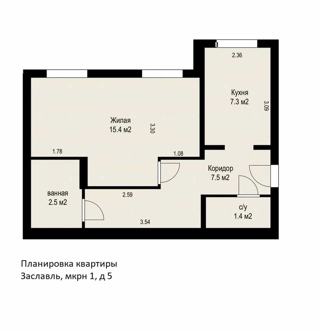 Беларусь, Минский район, Заславль, 1-й микрорайон, 5, фото 18