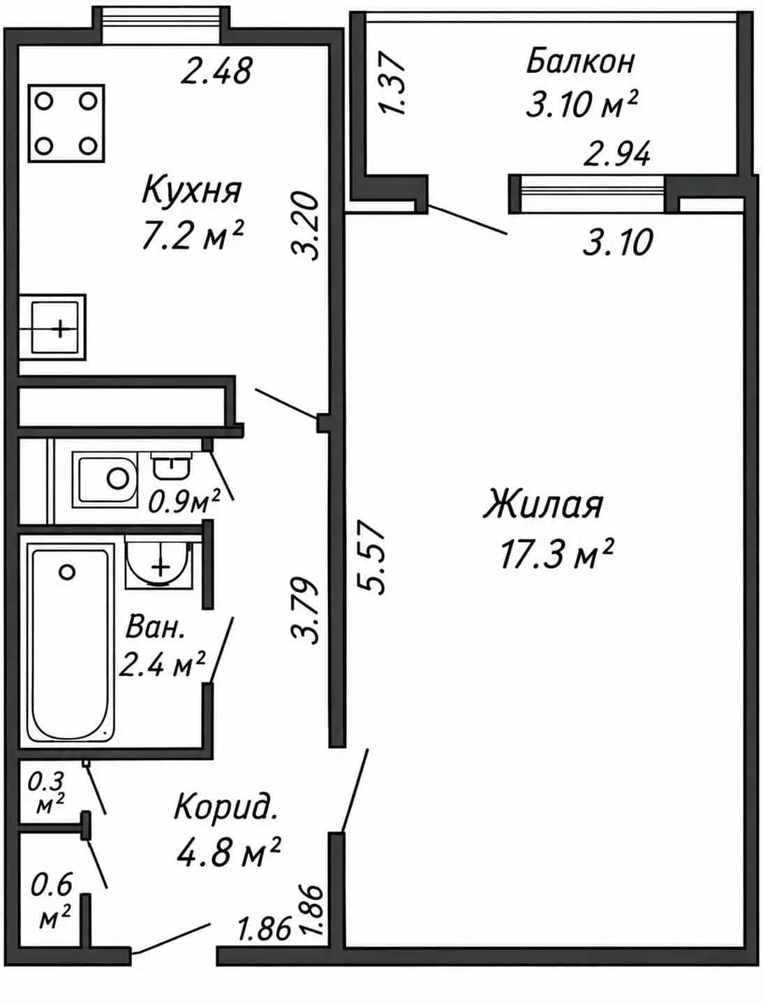 Беларусь, Минск, улица Одинцова, 18к1, фото 2
