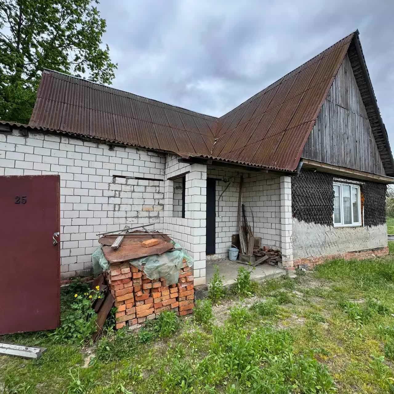 Беларусь, Гомельская область, Буда-Кошелёвский район, Узовский сельсовет, деревня Калинино, улица Юрия Гагарина, 25, фото 2